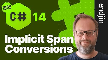 Nieuwe functie in C# 14: impliciete span-conversies