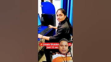 Create shutdown button in just 10 sec🔥 #viral #shorts #shortvideo #computer #excel
