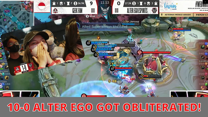 Geek Fam vs Alter Ego Game 1 | 10-0 Game