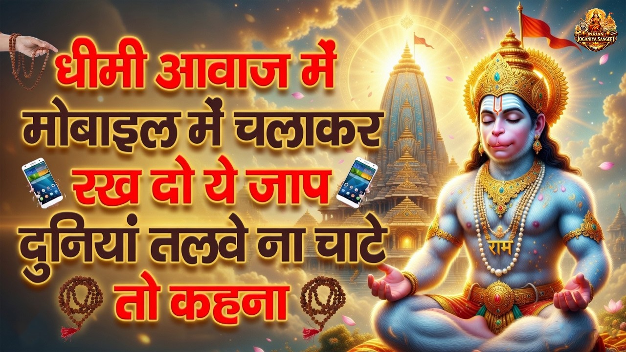 पूरी दुनिया इशारे पर नाचेगी धीमी आवाज में मोबाइल में चलाकर रख दो ये सुंदरकाण्ड | #hanuman