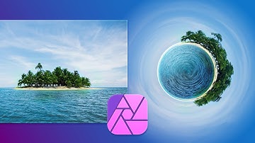 Turn Photo Into 3D Like Tiny Planet - Affinity Photo Tutorial