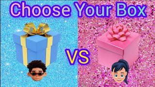 Choose Your Gift Box Challenge 🎁🎁 | Pink VS Blue Luxurious Gift Box | Gift Box Game| Quiz Genius