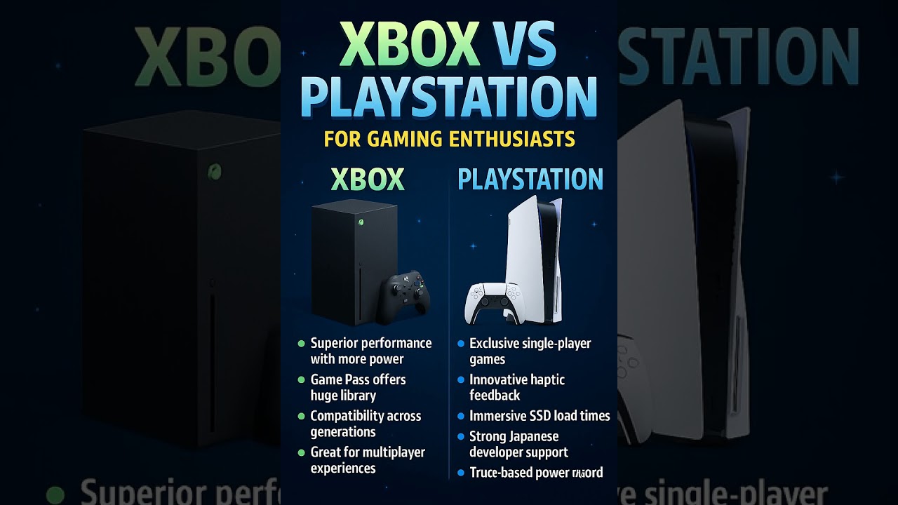 Xbox vs PlayStation – Which Console Rules Gaming? 🎮⚔️ 