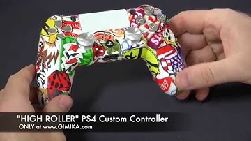 "High Roller" PS4 Custom Controller by Gimika.com