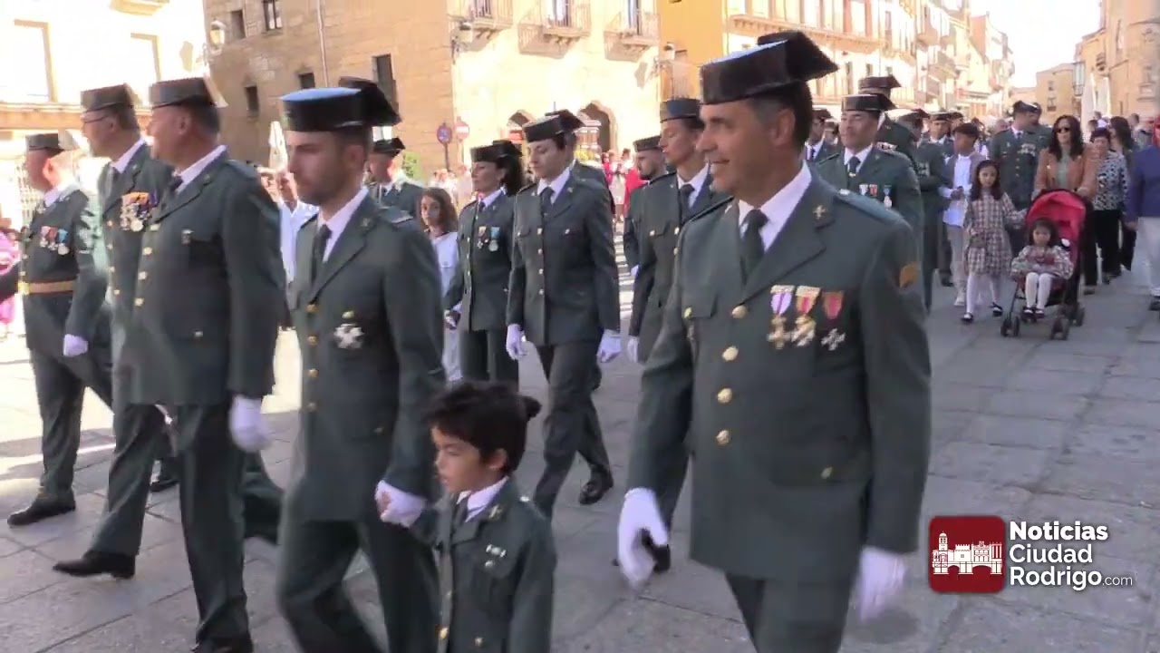 Actos de celebración de la Patrona de la Guardia Civil en Ciudad Rodrigo