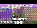 NEW Unlimited Duplication Glitch In Save The World STW Dupe Glitch 2026