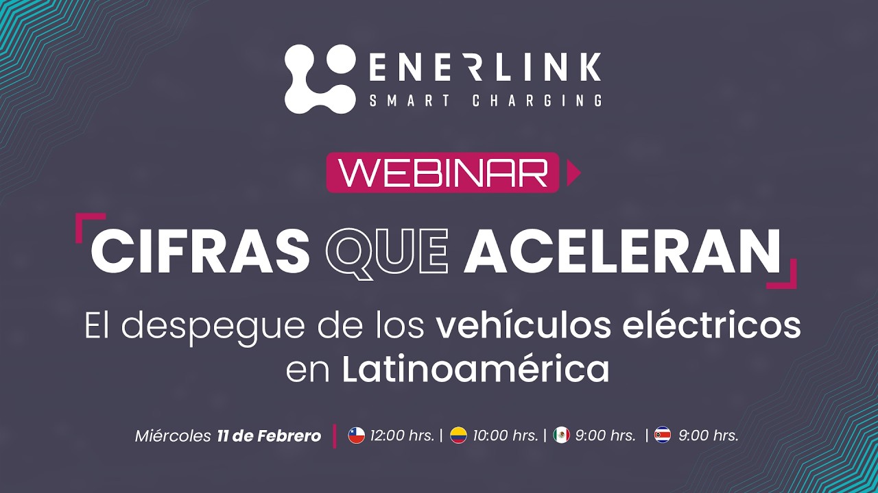 Webinar: 𝗖𝗶𝗳𝗿𝗮𝘀 𝗾𝘂𝗲 𝗮𝗰𝗲𝗹𝗲𝗿𝗮𝗻 ⚡ El despegue de los vehículos eléctricos en Latinoamérica.