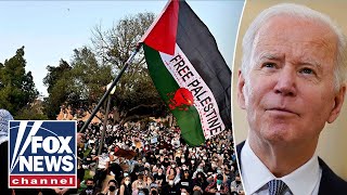 Democrat challenged on Biden's response to antiIsrael campus mobs