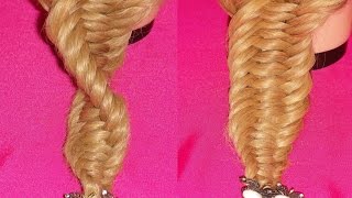 trenza pescado en espiral 3 strand spiral fishtail braid viriyuemoon