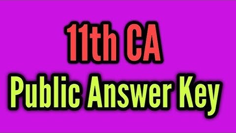 11th Computer Applications Answer Key 2024 | TN 11th CA Answer Key