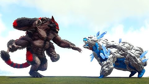 PRIMAL FEAR APEX DINOS vs. STEINBJORN BOSS (Mod Map Fjordur) | ARK Dino Battle 🦎