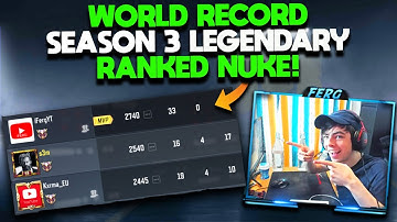 WORLDS FIRST SEASON 3 LEGENDARY RANKED NUKE! (my movement saved my life) COD Mobile