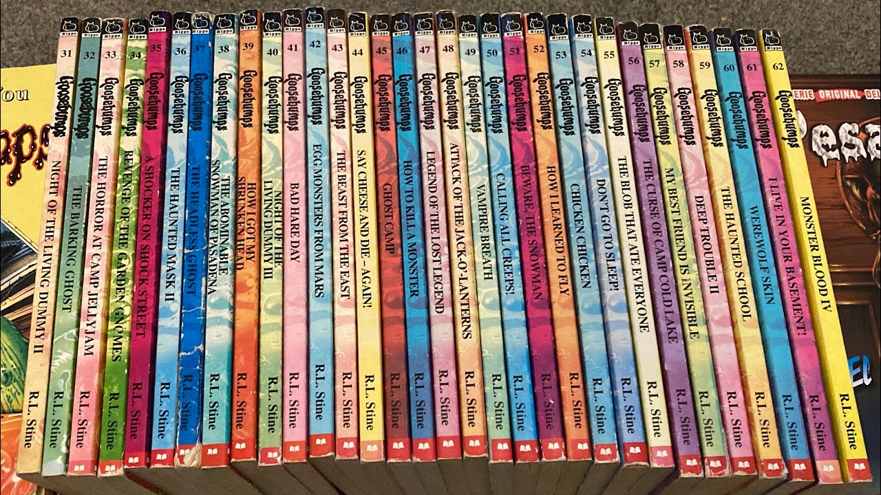 Goosebumps book collection pt.2 (31 / 62). YouTube