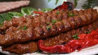 Turkish Adana Kebab cooked in the best and most delicious way!