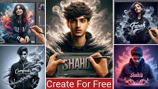 How To Create Trendy 3D Smoke Effect Images |Bing Ai Tutorial. screenshot 2