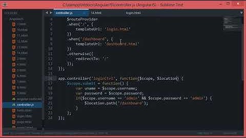 AngularJS Tutorial 14  Creating Login App   Part 1