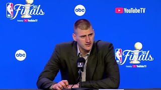 Nikola Jokic talks Game 2 Loss, FULL Postgame Interview 🎤