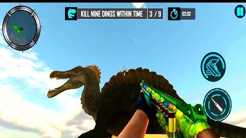 real dino hunting gun games android gameplay part - 5