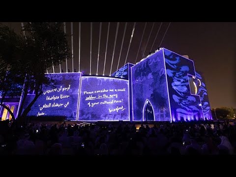 درون موزه جدید ام اف حسین دوحه طرح یک هنرمند آینده نگر به واقعیت می پیوندد