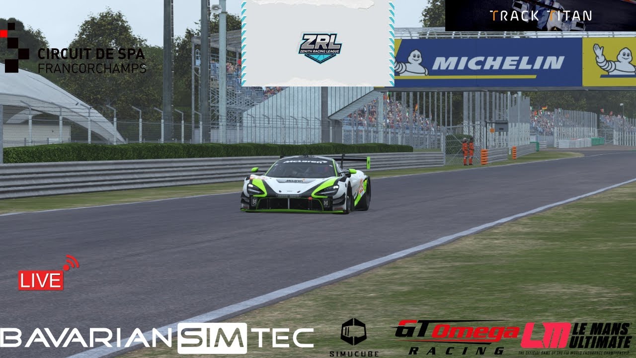 Zenith Racing league, Round 3 at Spa Le Mans Ultimate - YouTube