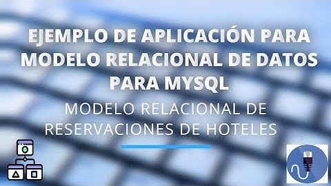 Ejemplo de Aplicación para Modelo de Datos Relacional (Reservaciones de Hoteles) para MySQL básico.