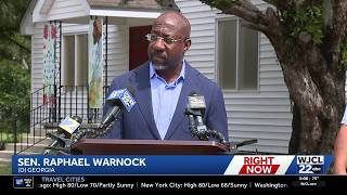 Warnock calls for a moratorium on Effingham County data centers