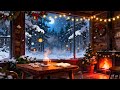 Chillleaf Café | 🎄🎶Healing Moments in a Christmas Cabin Café | Gentle & Cozy Lofi Music