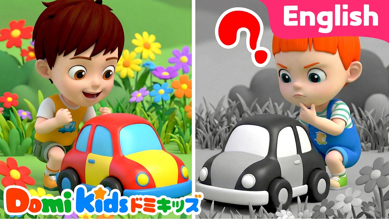 🌈 なくなった色をさがそう 🎶 色を学ぶ知育ソング ｜英語童謡｜子供の歌｜童謡｜アニメ｜動画｜ドミキッズ｜Domi Kids