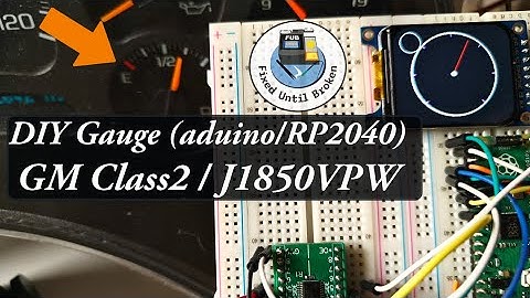 DIY Digital Fuel Gauge Using J1850 VPW Build a GM OBD2 Gauge with Arduino