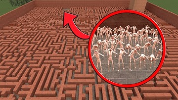 100 SCP-096 Are Running After Me 😱 In Garry