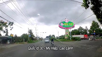 Quốc lộ 30 : Từ An Bình đến Mỹ Hiệp, Cao Lãnh, Đồng Tháp