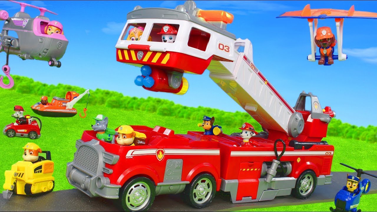 ⁣Le camion de pompier ultime de sauvetage Pat’ Patrouille
