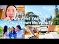 Days in my life as a college freshman  grwm dance practice good food  georgetown university