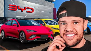 FUI NA LOJA BYD COMPRAR CARRO ELÉTRICO?! ‹ EduKof ›