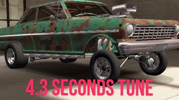 4.3 SECONDS NEW DRAGSTER TUNE IN NO LIMIT 2.0