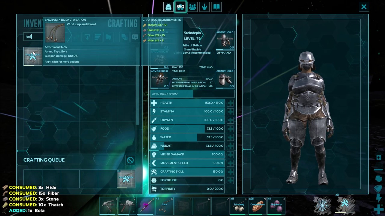 How to make a Bola ARK Ragnarok YouTube