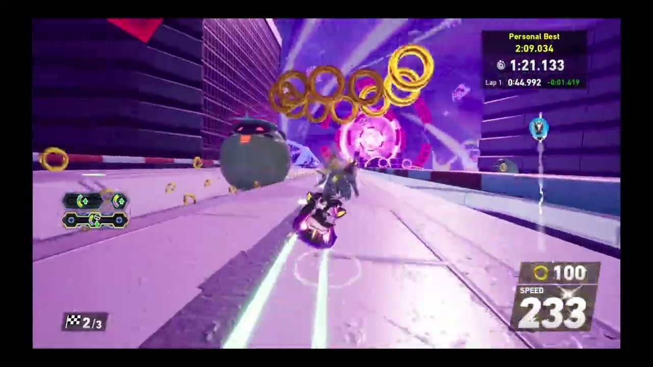 Infinite in Null Space - Sonic Racing CrossWorlds mods / Hidden World time trial A-rank guide