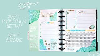 MONTHLY SETUP || September 2020 || Calendar View & Goals || Soft Geode screenshot 3