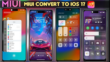 Finally ios 17 Here😍 All  Xiaomi,Redmi, Poco Device 🔥 🔥 MIUI TO IOS