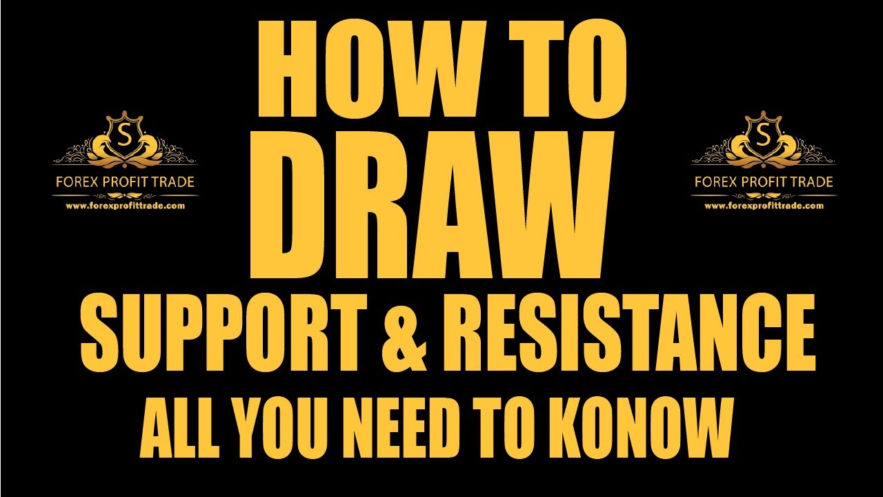 How to draw support and resistance level like a pro, - YouTube