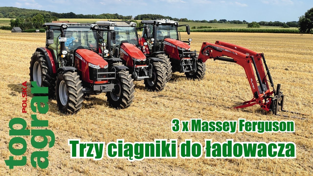 Massey Ferguson - 3 ciągniki do ładowacza czołowego - TEST - top agrar Polska