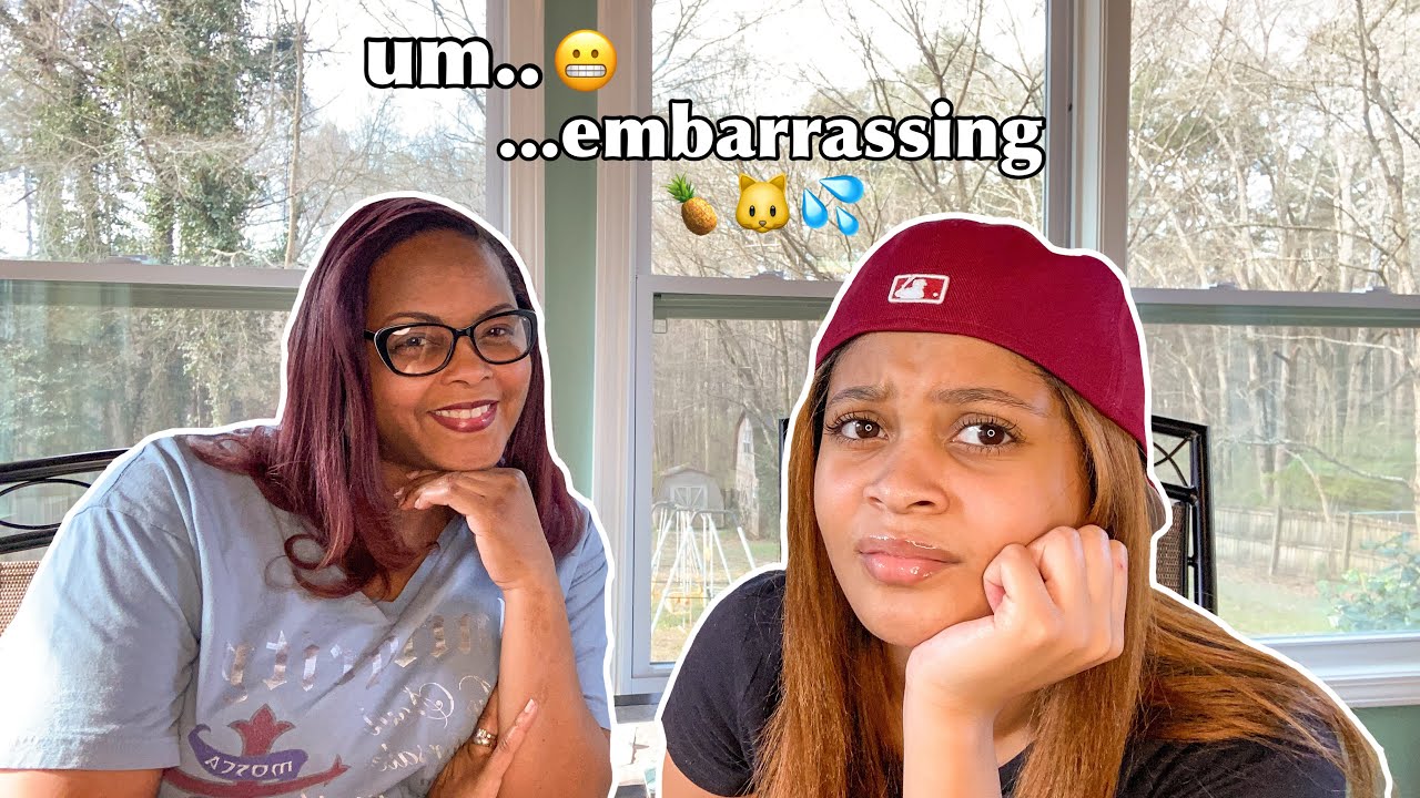 try not to laugh/ EMBARRASSING q&a ft. my mom | déja dominique
