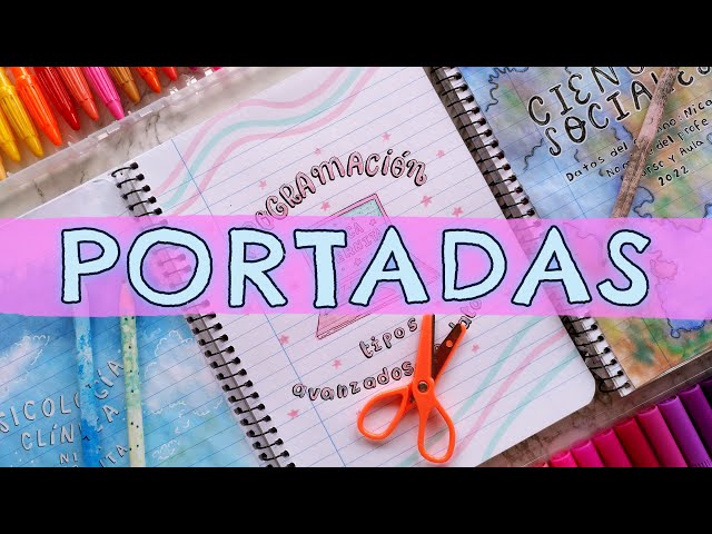 PORTADAS para CUADERNOS 🦋 IDEAS DE CARÁTULAS BONITAS para TUS MATERIAS Y  TEMAS con TÍTULOS LARGOS - thptnganamst.edu.vn