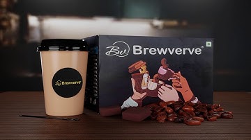 Brewverve Coffee Product Animation Blender