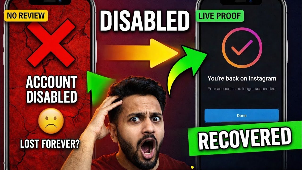 Permanently Disabled Instagram Account Recover (2026) | Step-by-Step