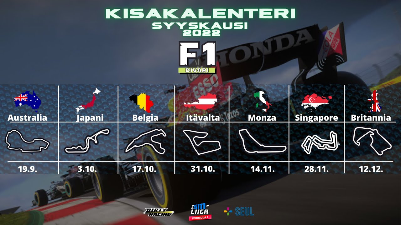 DirtyRacing F1 2022 Divari (Lohko A) 4. Monza - t0nin0t