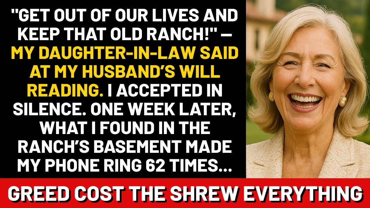 Get out of our lives and keep that old ranch! — my daughter-in-law said at my husband’s will readin