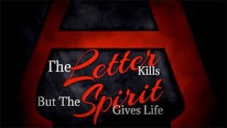 The Spirit, and the Letter - A Sermon from Ben Turner 151222