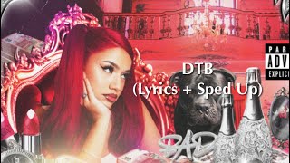 Badmomzjay - DTB (Lyrics + Sped Up)