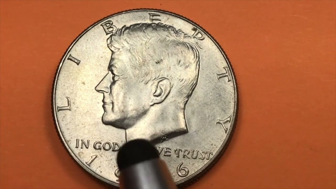US 1966 Kennedy Half Dollar - A $16,000 No Mint Mark - With SMS